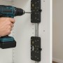 Lentynų gręžimo šablonas 5x32-37 V261002, montuojasi ant metalinės liniuotės